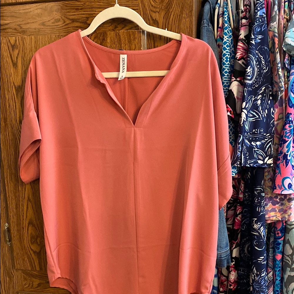 Desert rose dressy top